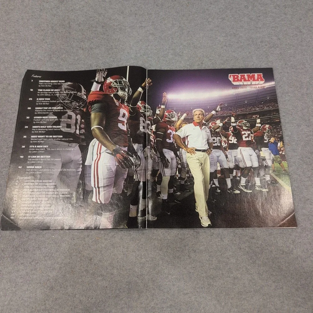 Bama Magazine April 2013 Issue 8 Derrick Henry Alabama Crimson Tide Recruiting - Picture 2 of 3